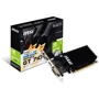 Видеокарта MSI Nvidia GeForce GT710-1GD3H-LP: Разрядность шины памяти, бит 64