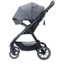Прогулочная коляска Espiro Sonic 2022 gel 117 stylish anthracite: Материал колес резина