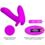 Вибробабочка с стимулятором клитора PRETTY LOVE - Remote Control Massager, BI-014850W