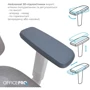 Кресло офисное OfficePro Atlas (OC630-W-LG-LG)