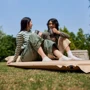 Надувний матрац Килимок самонадувний Naturehike CNK2300DZ014 двомісний з подушкою 30 мм (6976023927058) фото 7