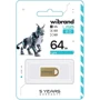 USB-флешка Wibrand 64Gb Lynx USB 2.0 Gold (WI2.0/LY64M2G): Стандарт USB USB 2.0