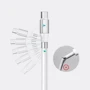 Кабель SuperCalla Cable USB-C to USB-C magnetic White 0.9m фото 4