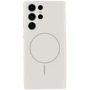 Чехол для телефонов Lakshmi Case Silicone Cover Full Camera MagFit White for Samsung S918 Galaxy S23 Ultra