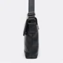 Чоловіча сумка листоноша Keizer чорна (K11859bl-black): Фактура Матовая, Зернистая