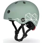 Шлем детский Scoot and Ride Зеленый с фонариком 45-51см (SR-181206-GREENLINES) фото 8
