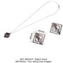 Зажимы для сосков с легкой подвеской LOCKINK Adjustable Nipple Clamps with Light Pendant - Grey