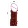 Насадка - презерватив, BI-016002-0102S (телесная)
