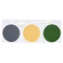 Mehron Tri-Color Makeup Palette (Ghoul/Witch) Набір кремового гриму для образу "Відьма/Готика" 7oz., 20 g фото 1