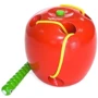 Дерев'яне шнурівка Viga Toys Яблучко (56276): Вік 3-4.5 года
