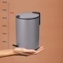 Відро для сміття KELA Mats світло-сіре 3 л (23610)