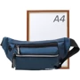 Мужская поясная сумка Valiria Fashion синяя (4DETBP3252-6): Фактура Тканая