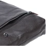 Мужская сумка планшет Borsa Leather коричневая (K15103-brown): Застежка Молния