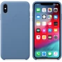 Чехол для iPhone Apple Leather Case Cornflower (MVFX2) for iPhone Xs Max: Тип чехла накладка на заднюю часть