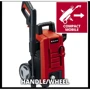 Мінімийка високого тиску Einhell TC-HP 130 (4140750): Габарити 32x23.5x43.7 см