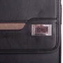 Чоловіча сумка почтальонка Bonis чорна (SHIL8101-black): Застібка Блискавка