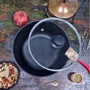 Котелок Maysternya чугунный со стеклянной крышкой 4 л (V4С3)