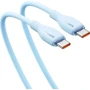 Кабель Baseus Cable USB-C to USB-C Pudding Series Fast Charging Cable 100W 1.2m Blue (P10355702311-00): Длина 1.2 м
