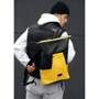 Чоловічий рюкзак Sambag RollTop X чорно-жовтий (24320628m): Фактура Матовая, Гладкая