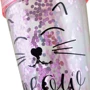 Тамблер-стакан YES з блискітками Pink Cat з трубочкою 450 мл (707076): Тип Тамблер