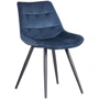 Стул обеденный AMF Bree black/sapphire (545866)