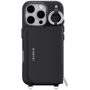 Чехол для iPhone Switcheasy Pouch M Wallet Phone Case with Stand Black (MPH66P264BK24) for iPhone 16 Pro: Материалы поликарбонат и полиуретан