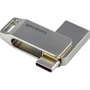 USB-флешка Goodram 32GB ODA3 USB 3.0+USB-C Silver (ODA3-0320S0R11): Объем памяти 32 GB