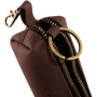 Жіноча ключниця DNK Leather коричнева (DNK-Keys-S-bochkaH-col.F): Формат гаманця Горизонтальный