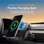 Держатель Baseus Car Holder Air Vent Wisdom Pro Wireless Charger 15W Black (C40381501123-00) for Apple iPhone 16 I 15 I 14 I 13 I 12 series фото 5