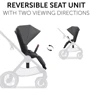 Універсальна коляска 2 в 1 Hauck Walk N Care Air Dark Grey (16548-5): Ширина шасі 60 см