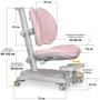 Детское кресло Mealux Ortoback Duo Base Pink (Y-510 KP Base): Возраст ребенка От 3-х лет