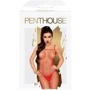 Бодистокинг в крупную сетку Penthouse - Body Search Red XL