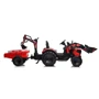Детский электромобиль Bambi Racer трактор с прицепом, красный (M 4847EBLR-3(24V)): Максимальная скорость, км/ч 5