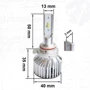 LED лампа Prime-X Z Pro 9012 НIR2 5000К (2 шт.): Цветовая температура, K 5000
