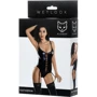 Боди Glossy Wetlook Katherin, XL (black)