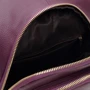 Женский рюкзак Borsa Leather фиолетовый (K11032v-violet): Фактура Зернистая, Матовая