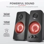 Акустична система Trust 2.0 GXT 608 Tytan Illuminated Speaker Set Black фото 6