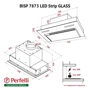 Вытяжка Perfelli BISP 7873 WH LED Strip GLASS: Управление Сенсорное