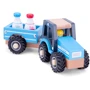Трактор із причепом та молоком New Classic Toys (11942)