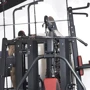 Ручка для верхньої тяги York Fitness 122см вигнута з гумовими рукоятками, хром (00014961361605)