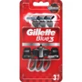 Gillette Blue3 Станки для бритья одноразовые 3 шт. Red