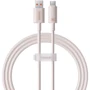 Кабель Baseus USB Cable to USB-C Habitat Series Fast Charging 100W 2m Pink (P10360203421-01)