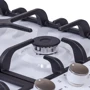 Варильна поверхня газова Minola MKM 63024 WH: Робоча поверхня емаль