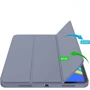 Аксесуар для iPad BeCover Tri Fold Soft TPU з Pencil Mount Purple для iPad Pro 12.9 (2020-2022) (711117): Колір фиолетовый