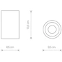 Светильник Nowodvorski 8362 Alpha GU10 1x15W IP54 Wh фото 1