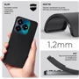 Чохол для телефона ArmorStandart Matte Slim Fit Black для ZTE Nubia V60 Design (ARM78946): Тип накладка на заднюю часть