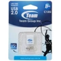 USB-флешка Team 8GB C12G USB 2.0 White (TC12G8GW01): Максимальная скорость записи, МБ/с 10