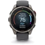 Смарт-часы Garmin Fenix 8 Pro AMOLED 47mm Sapphire Titanium with Graphite/Black Silicone Band (010-03198-11)