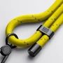 Ремешок для смартфона ArmorStandart Rope Black Sunflower with Clear holder (ARM67201): Цвет желтый