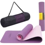 Коврик для фитнеса Cornix TPE 183 x 61 x 0.6 cм для йоги и фитнеса XR-0007 Plum/Rose